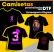 Camisetas ALGODÃO cor PRETA - estampa DTF